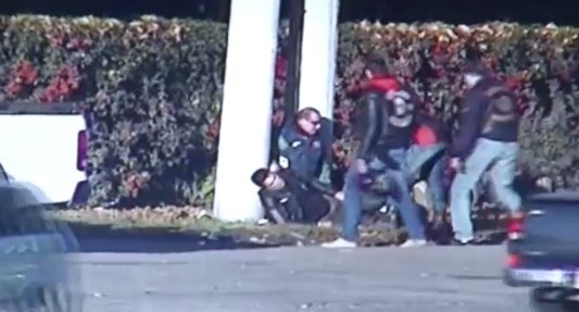 Impactantes imágenes después del tiroteo entre motoqueros en Lujan