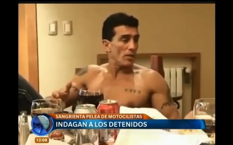 Indagan a los detenidos tras la sangrienta pelea de motociclistas