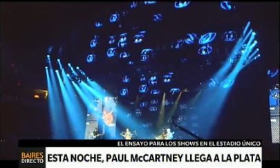 Esta noche Paul McCartney llega a La Plata