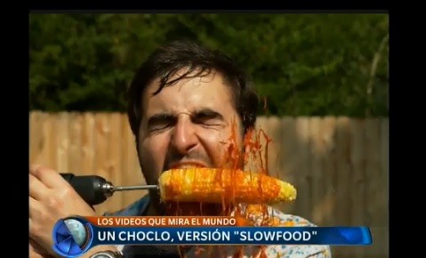 La prueba del choclo en cámara lenta y más videos que mira el mundo