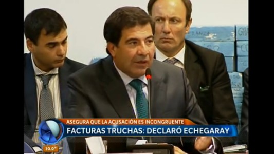 Facturas truchas: declaró Ricardo Echegaray