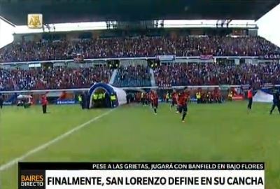 Por presión de hinchas y amenazas de barras de Vélez, San Lorenzo jugará en su cancha