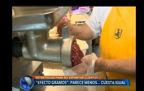 Efecto gramos: parece menos, cuesta igual