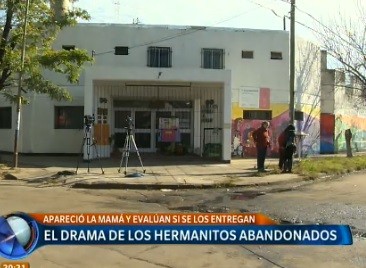 Apareció la mamá de los nenes abandonados