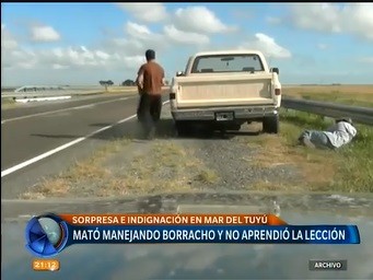 Mató manejando borracho y no aprendió la lección