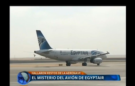 Encontraron restos del avión de EgyptAir en la costa de Alejandría
