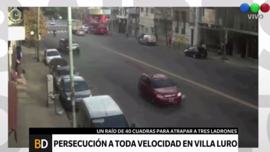 Persecución de película terminó con tres colombianos detenidos en Flores