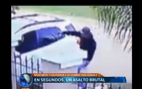 En segundos, un asalto brutal en Merlo