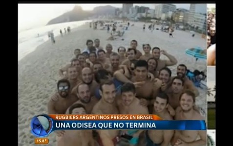 Rugbiers argentinos siguen presos en Brasil