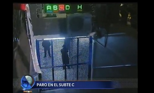 Línea C de subte sin servicio por conflicto de empresa tercerizada