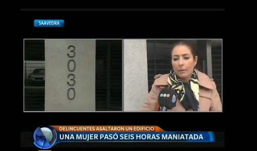 Ladrones ingresaron a un edificio, tomaron de la rehén a la encargada y le robaron a una propietaria