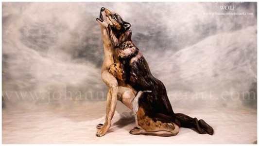 Desafío óptico viral: ¿podés ver a las tres mujeres desnuda que esconde este lobo?