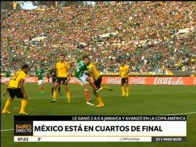Copa América: México derrotó a Jamaica y está en cuartos de final