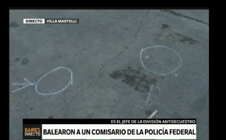 Balearon al jefe de la división antisecuestros de la Federal