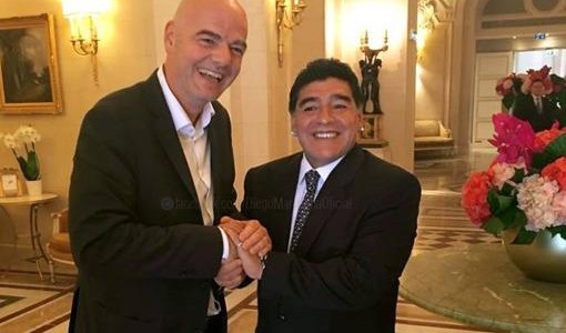 Maradona será veedor de FIFA para supervisar la Super Liga