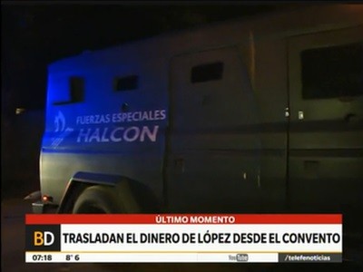 Traslado del dinero de José López