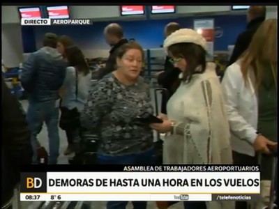 Demoras en los vuelos de Aeroparque