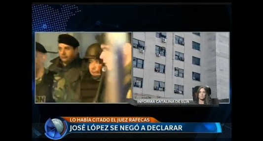 Cómo fue el "circo" que montó José López en Tribunales