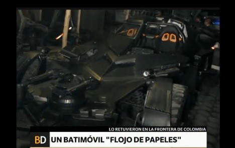Colombia no permite que ingrese el Batimóvil