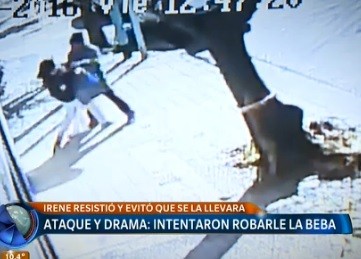 Ataque y drama: intentaron robarle una beba