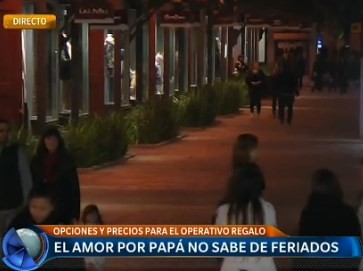EL amor por papá no sabe de feriados