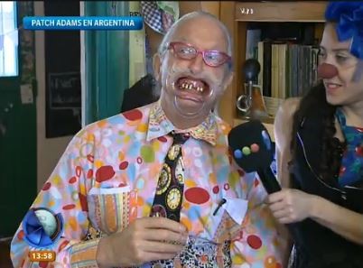 Patch Adams, el médico de las sonrisas, regresó al país por una causa solidaria