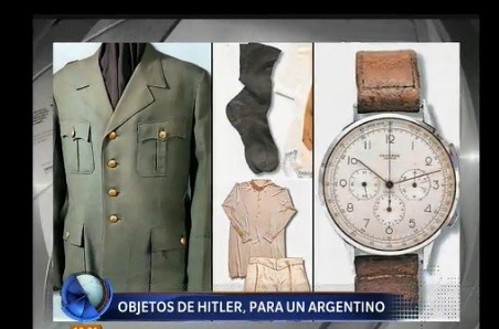 Argentinos compraron la chaqueta militar de Hitler y otros objetos nazis por 600.000 euros