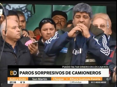 Paro de camioneros por falta de acuerdo en paritarias