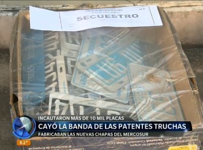 Cayó la "banda de las patentes truchas"
