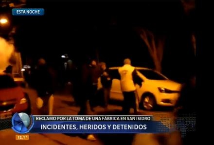 Incidentes, heridos y trabajadores de empresas recuperadas detenidos en Martínez