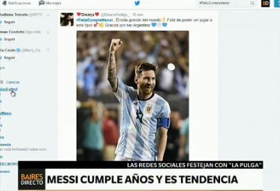 Messi cumple años y es tendencia