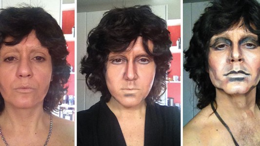 FOtos: la mujer que puede transformarse en cualquier personaje sólo con maquillaje