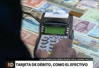 La tarjeta de débito vale como el efectivo