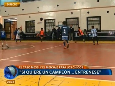 La renuncia de Messi y un mensaje para los chicos