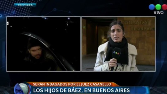 Tres de los hijos de Báez se alojan con otra identidad en un hotel de Recoleta