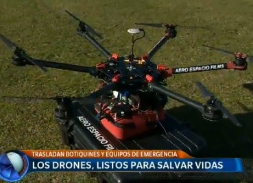 Los drones, listo para salvar vidas