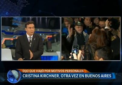 Cristina, otra vez en Buenos Aires