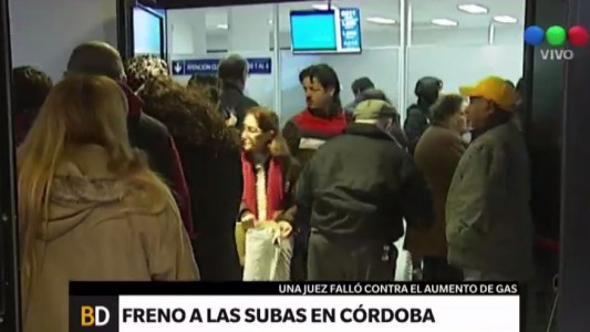 En Córdoba ordenan dar marcha atrás con las tarifas de gas