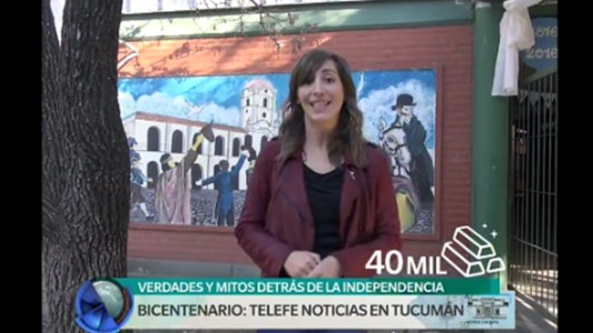 Bicentenario: Telefe Noticias en Tucumán