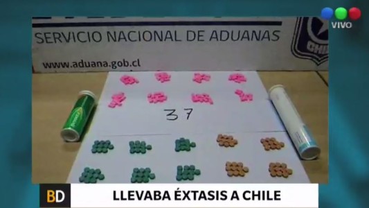 Cocinero detenido con pastillas de éxtasis que llevaba a Chile