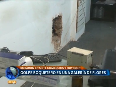 Boqueteros en una galería de Flores