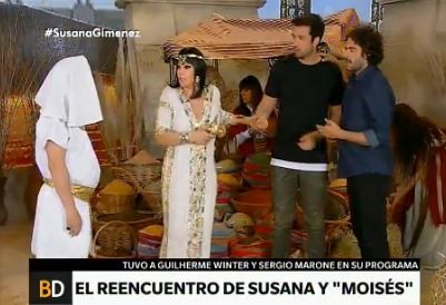 El reencuentro de Susana con "Moisés"