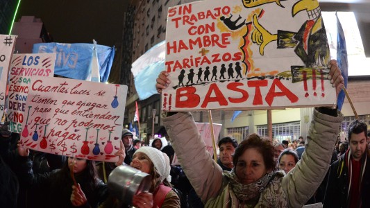 Protestas contra el tarifazo en distintos puntos del país