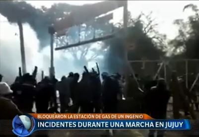 Reprimen en Jujuy una protesta en Ingenio Ledesma