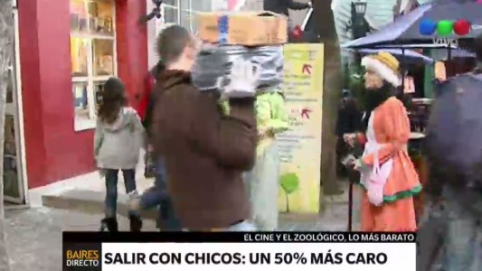 Salir con los chicos estas vacaciones costará hasta 50% más que hace un año