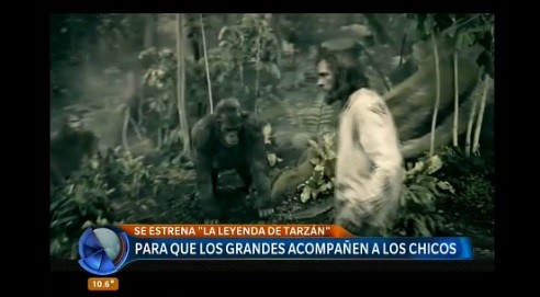 "La leyenda de Tarzán" se estrena ese jueves: una película para grandes y chicos