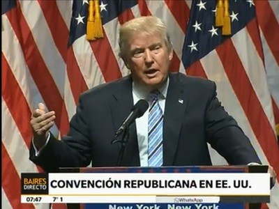 Comenzó con divisiones la convención republicana en los EEUU