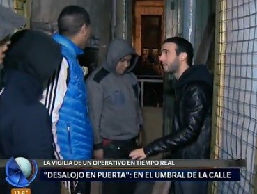 Desalojo en puerta: en el umbral de la calle
