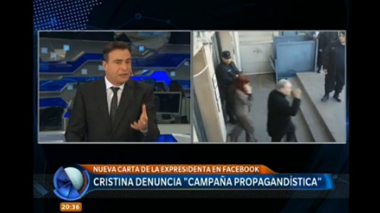 Cristina denuncia "campaña propagandística"