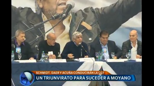 Un triunvirato para suceder a Moyano